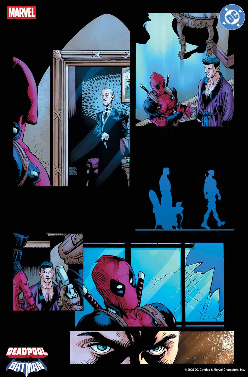 deadpool y batman ya tienen su primer encuentro