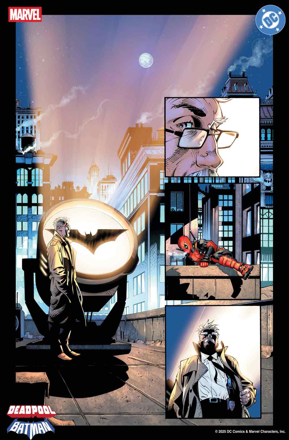 deadpool y batman ya tienen su primer encuentro