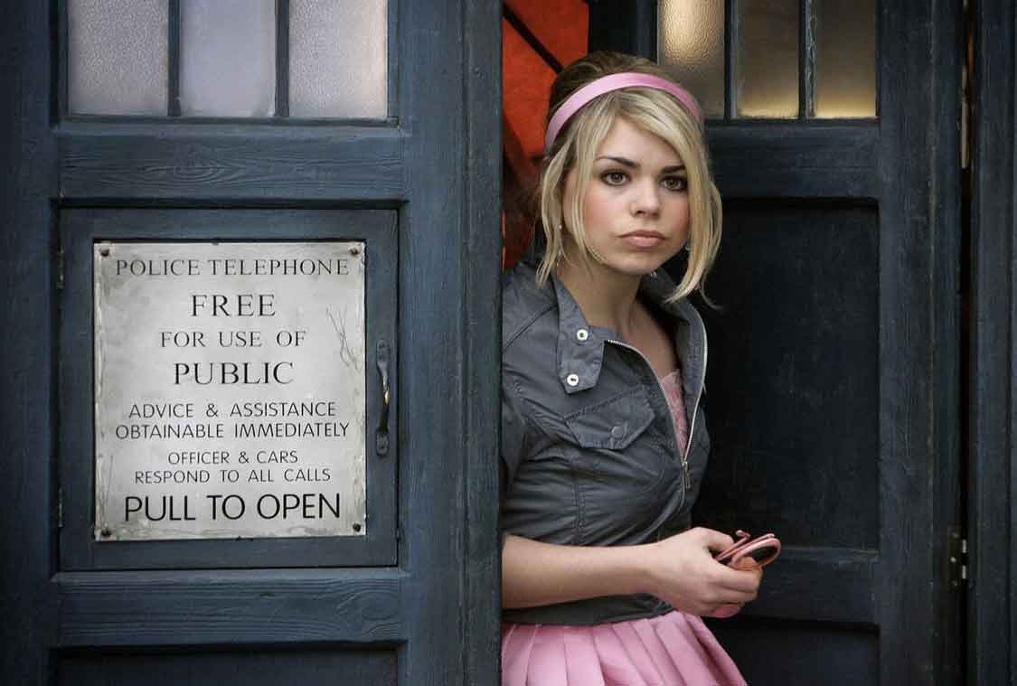 billie piper como rose tayler en la tardis