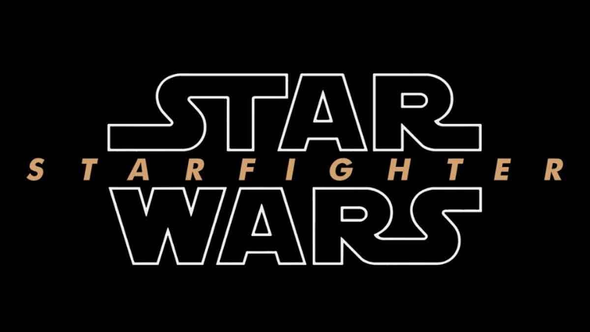 logo película star wars: starfighter