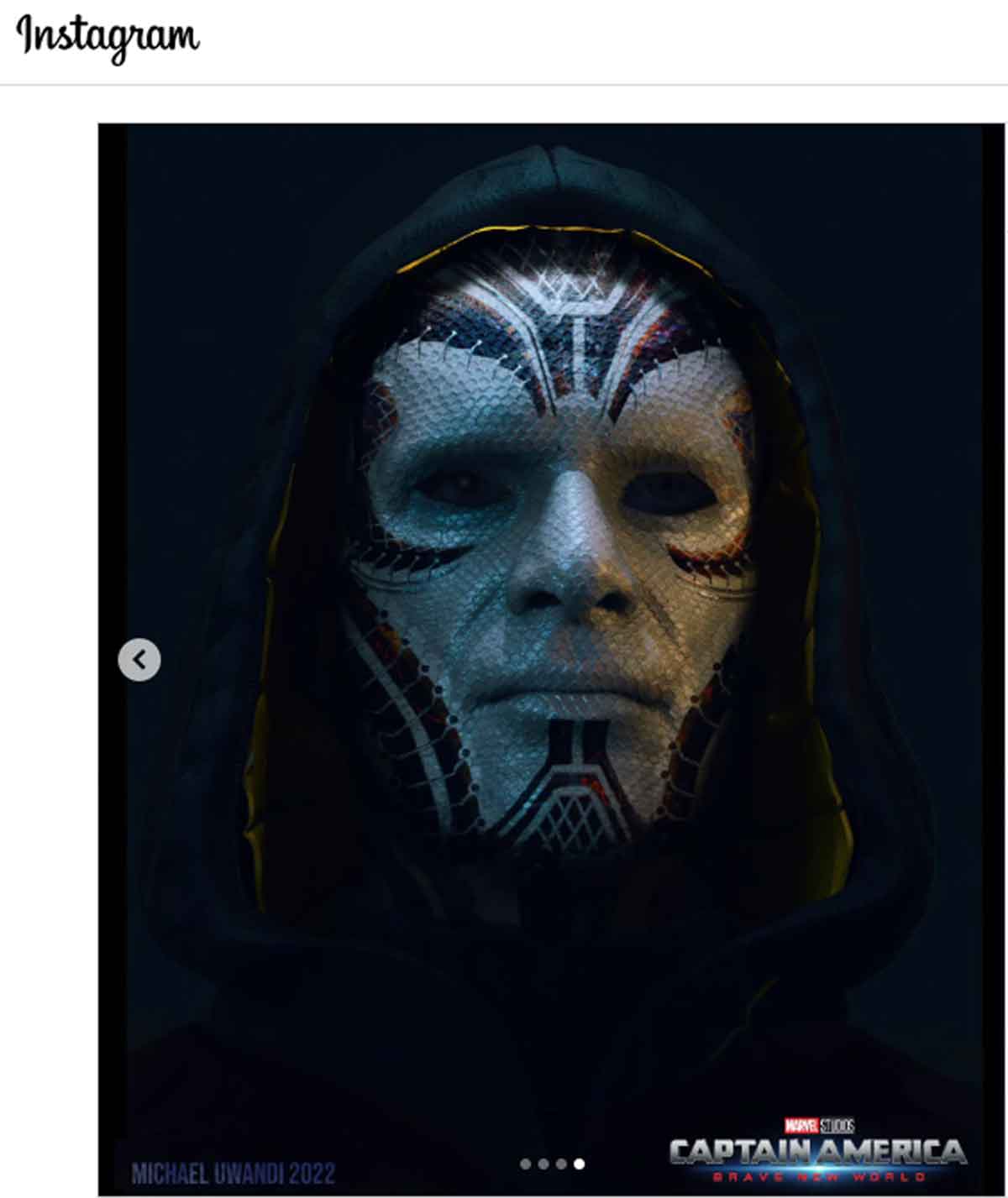 look alternativo de Sidewinder en Capitán América: Brave New World