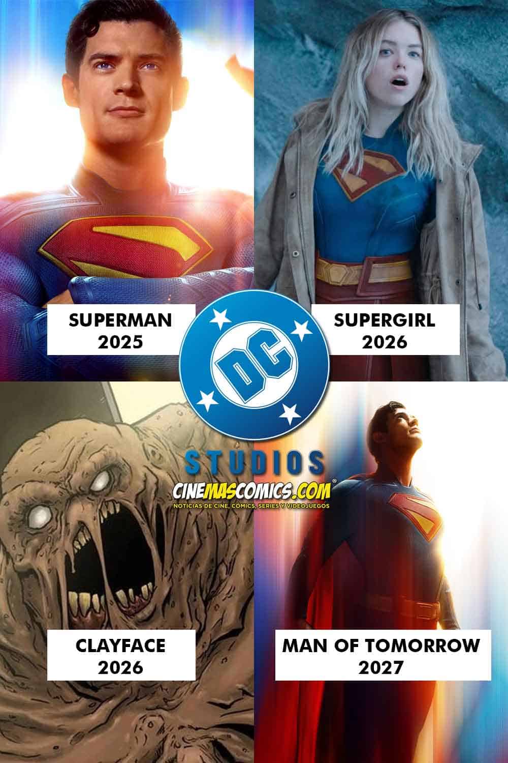 4 películas del dcu