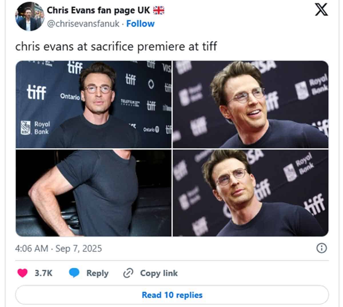 chris evans con el físico de capitán américa