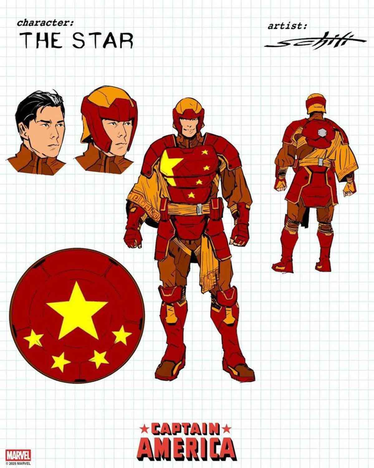 Marvel sorprende con el nuevo Capitán América chino