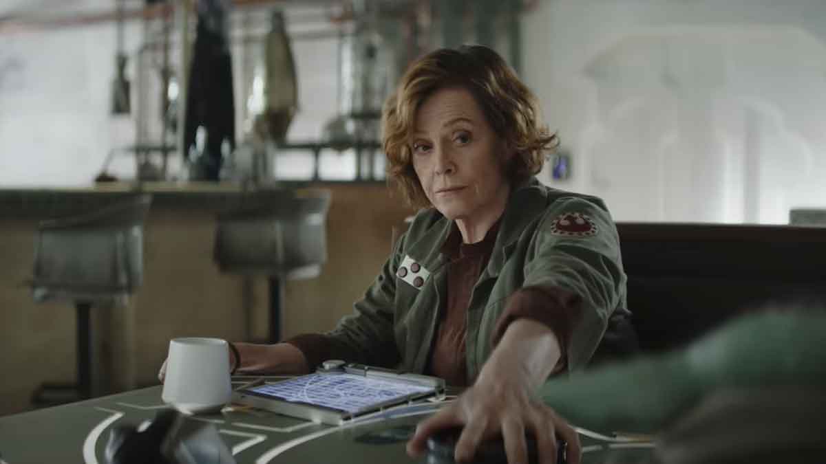 Sigourney Weaver The Mandalorian and Grogu