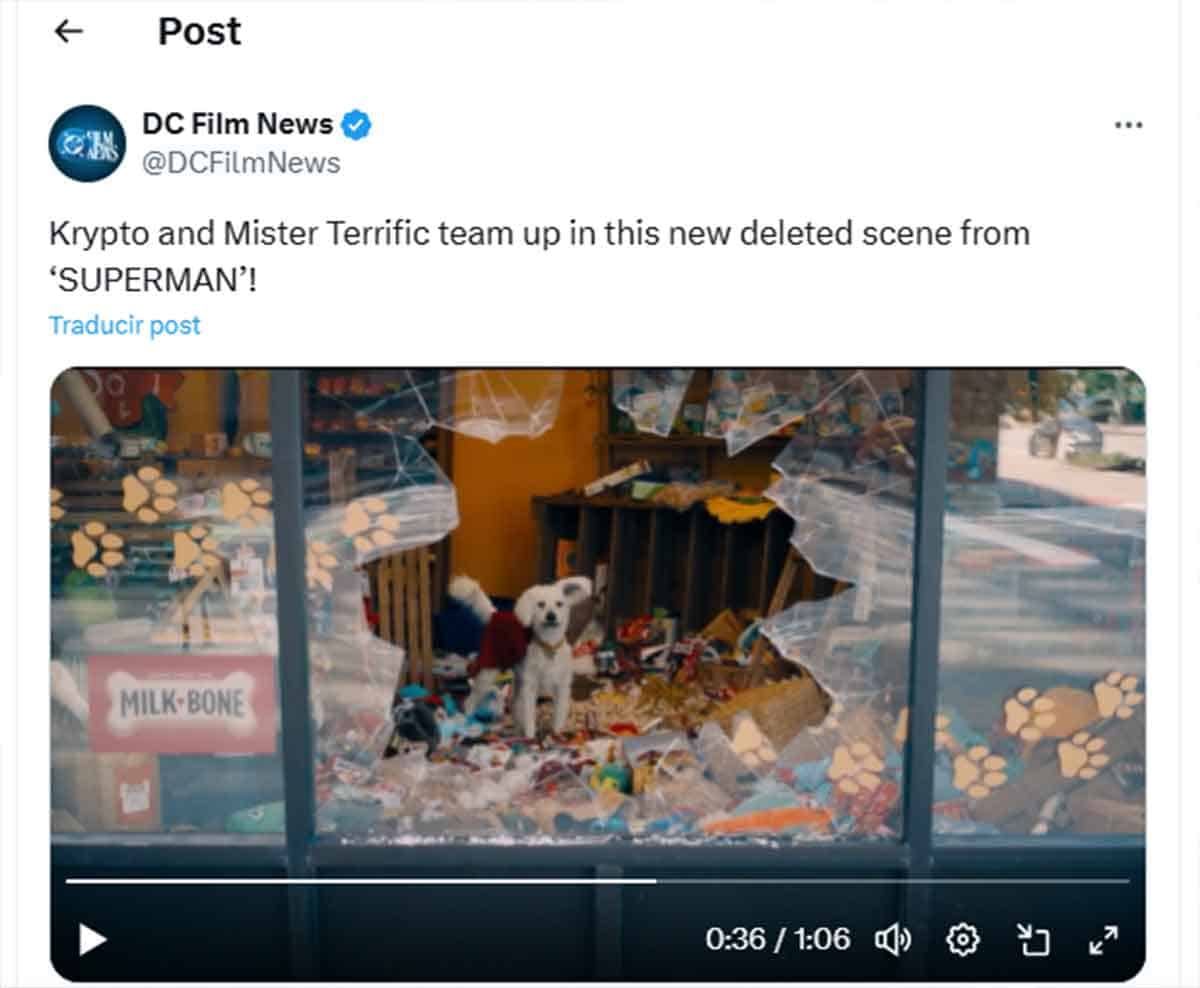 Escena eliminada de Superman (2025)