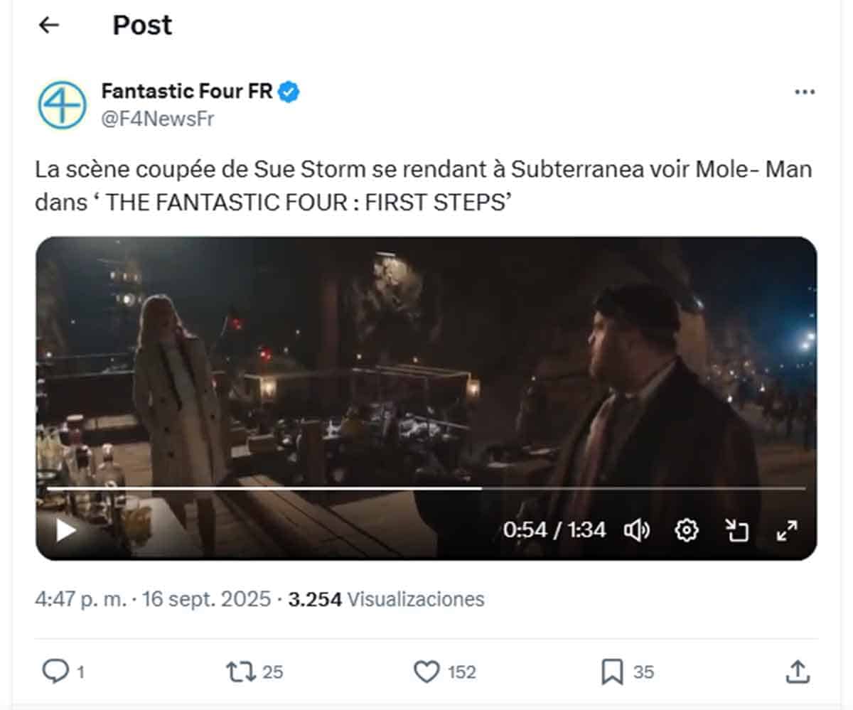 los cuatro fantásticos: primeros pasos escena eliminada online