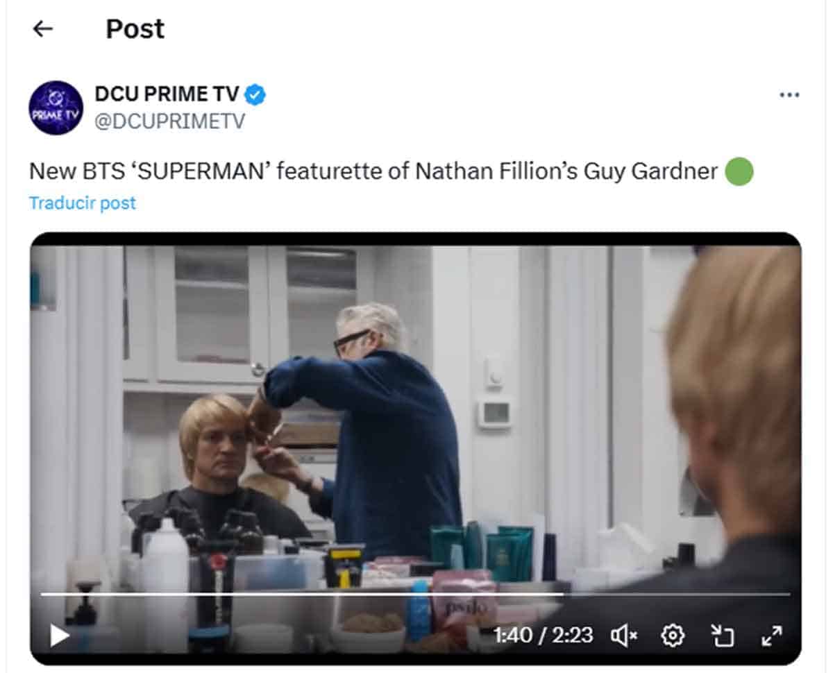 Primera imagen del look alternativo de Linterna Verde en Superman (2025) look alternativo de linterna verde en superman (2025)