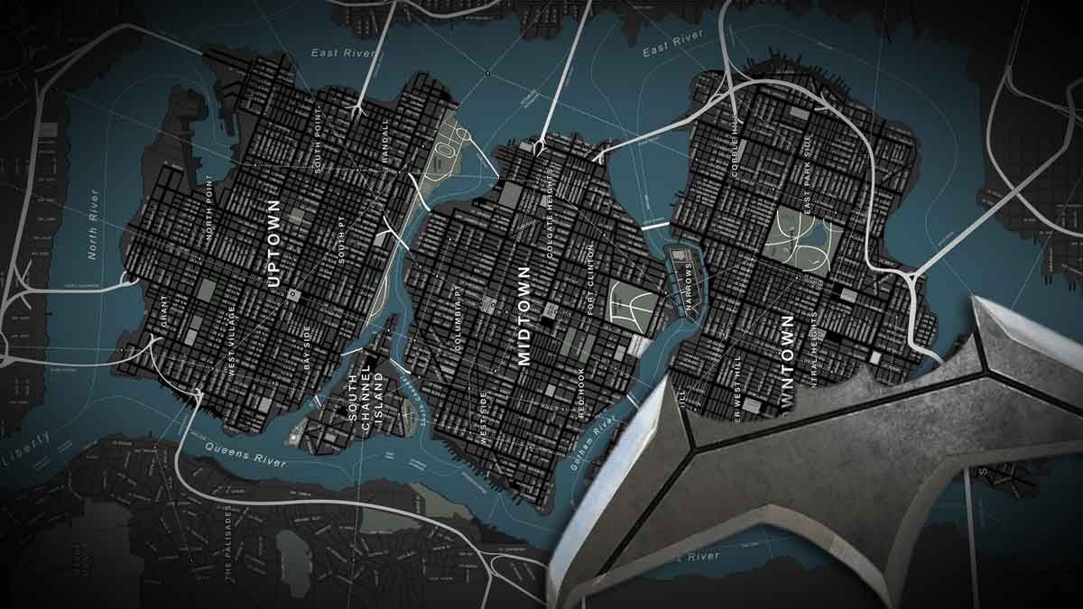 mapa de gotham