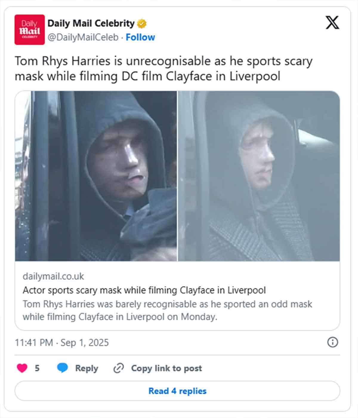 Rodaje de Clayface (2026)