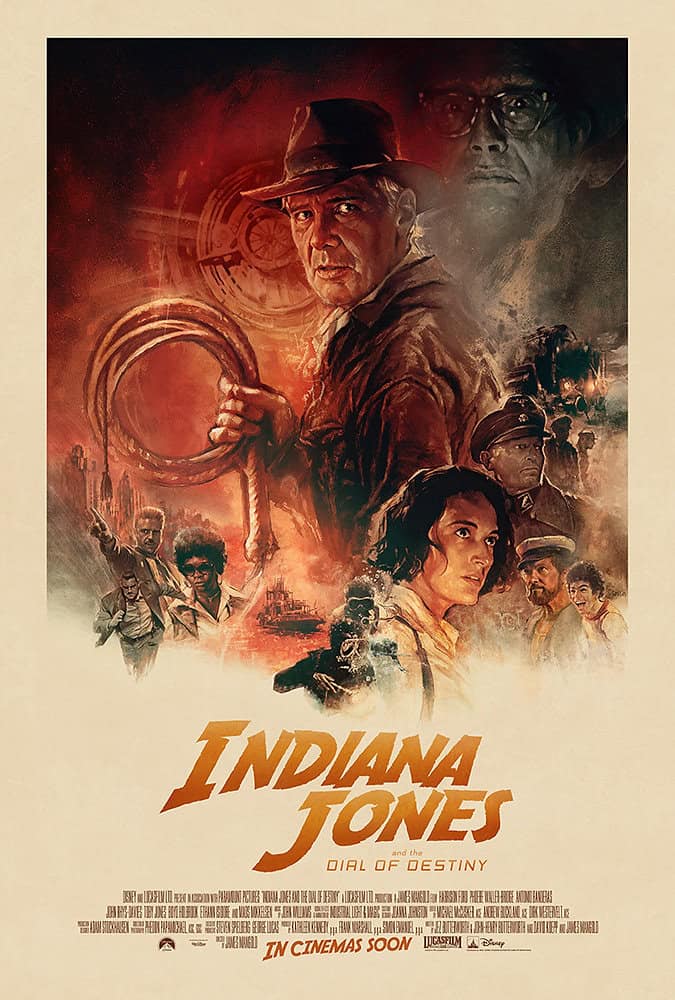 póster de indiana jones, diseñado por drew struzan