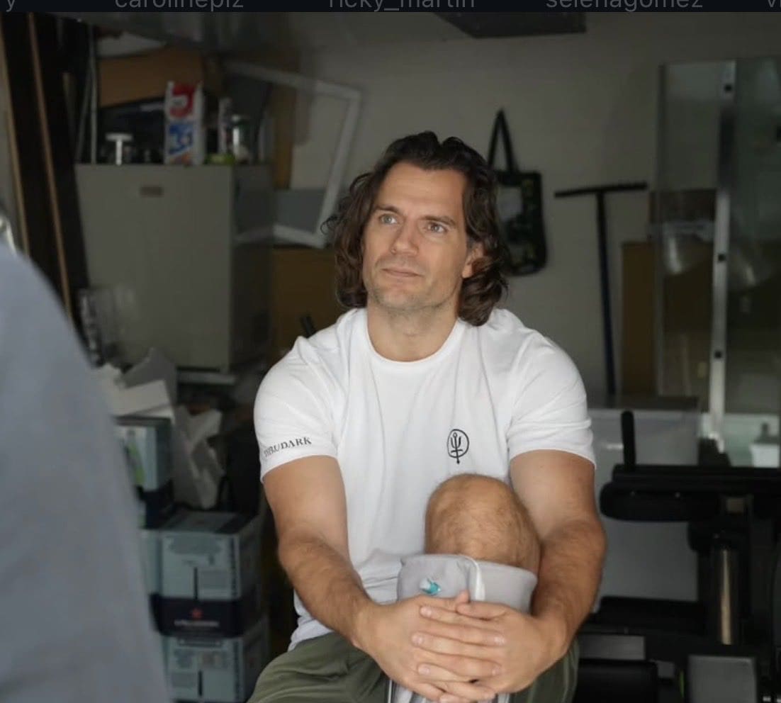 Henry Cavill entrenando