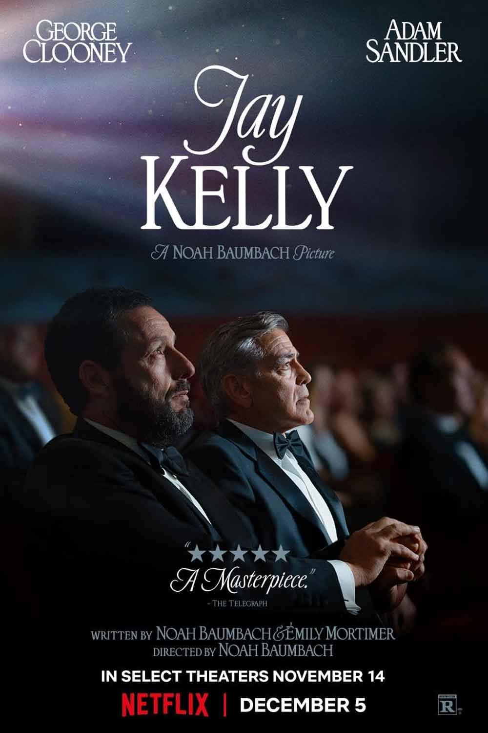 George Clooney y Adam Sandler Jay Kelly poster