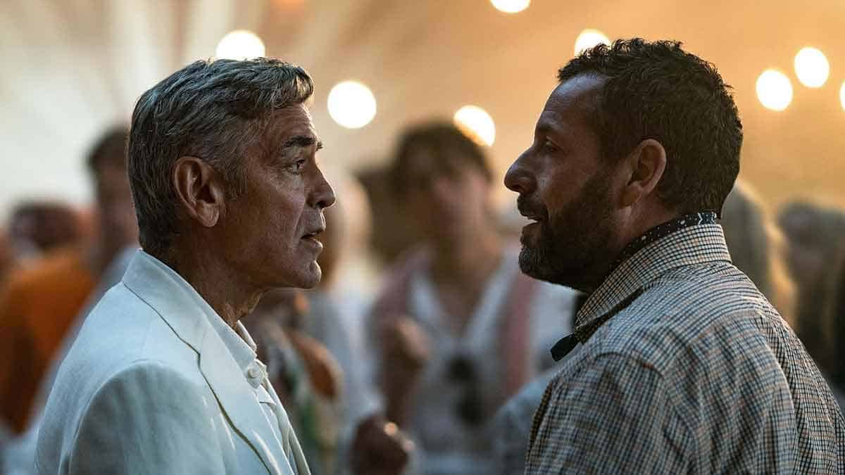 George Clooney y Adam Sandler Jay Kelly poster