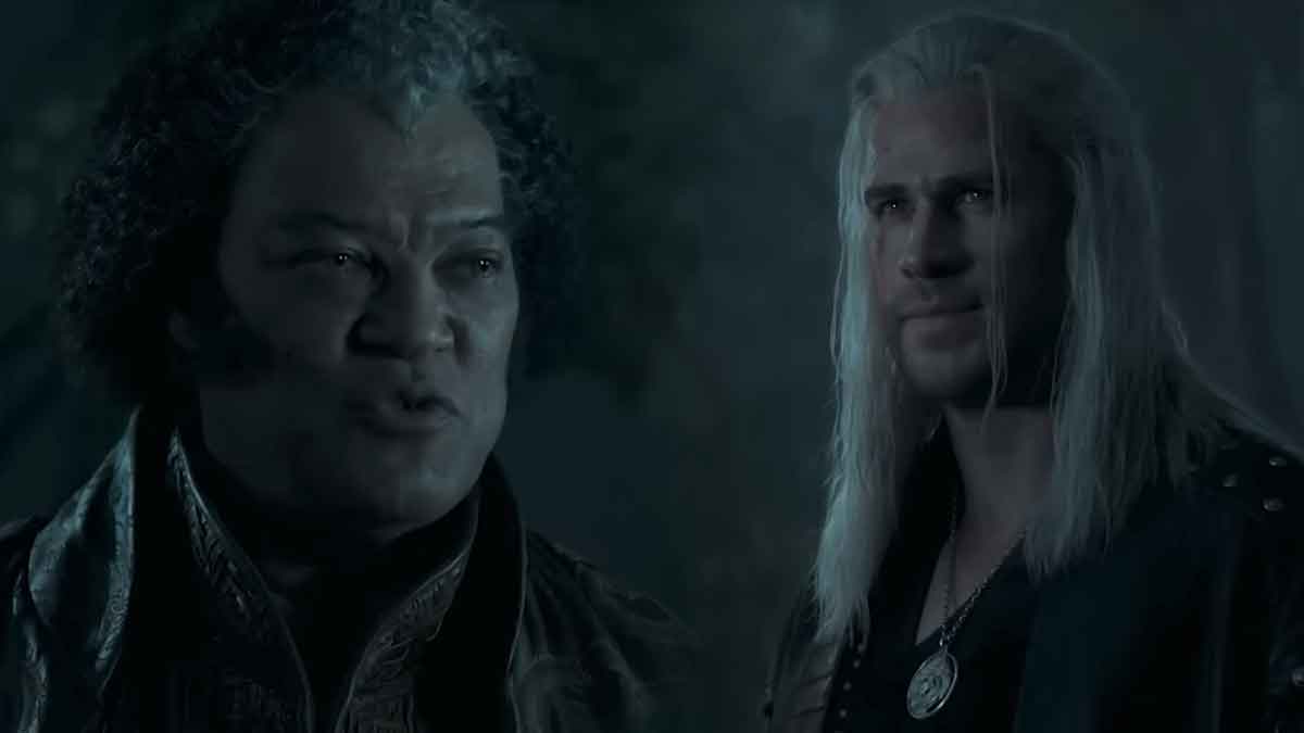 Liam Hemsworth y Laurence Fishburne comparten un clip de The Witcher 4