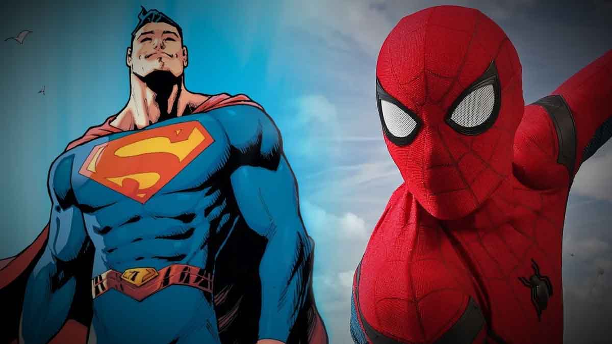 superman y spider-man