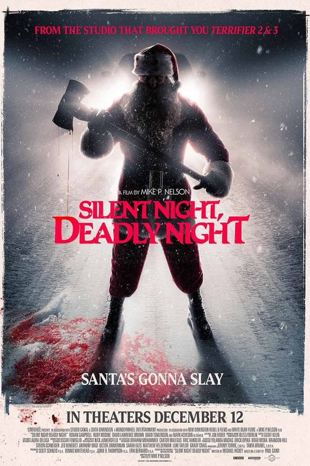 tráiler de la película de terror con papá noel en modo venganza