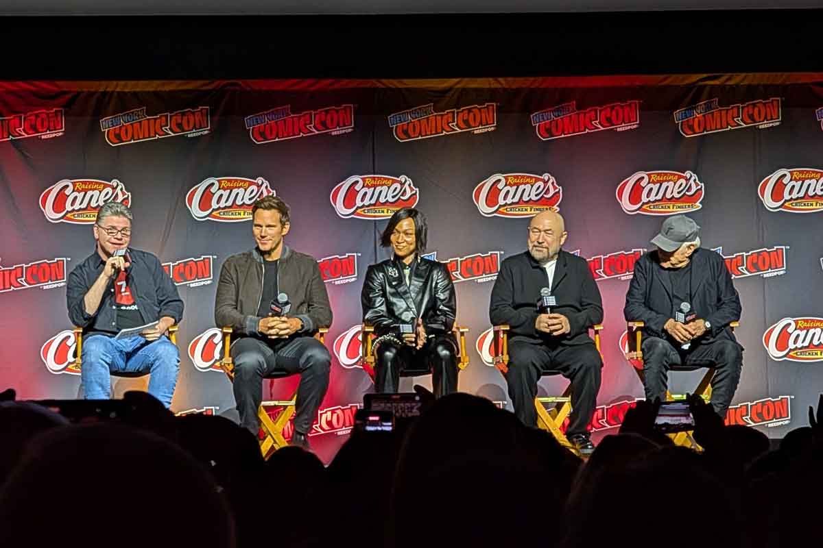 Chris Pratt en la presentación de Mercy NYCC 