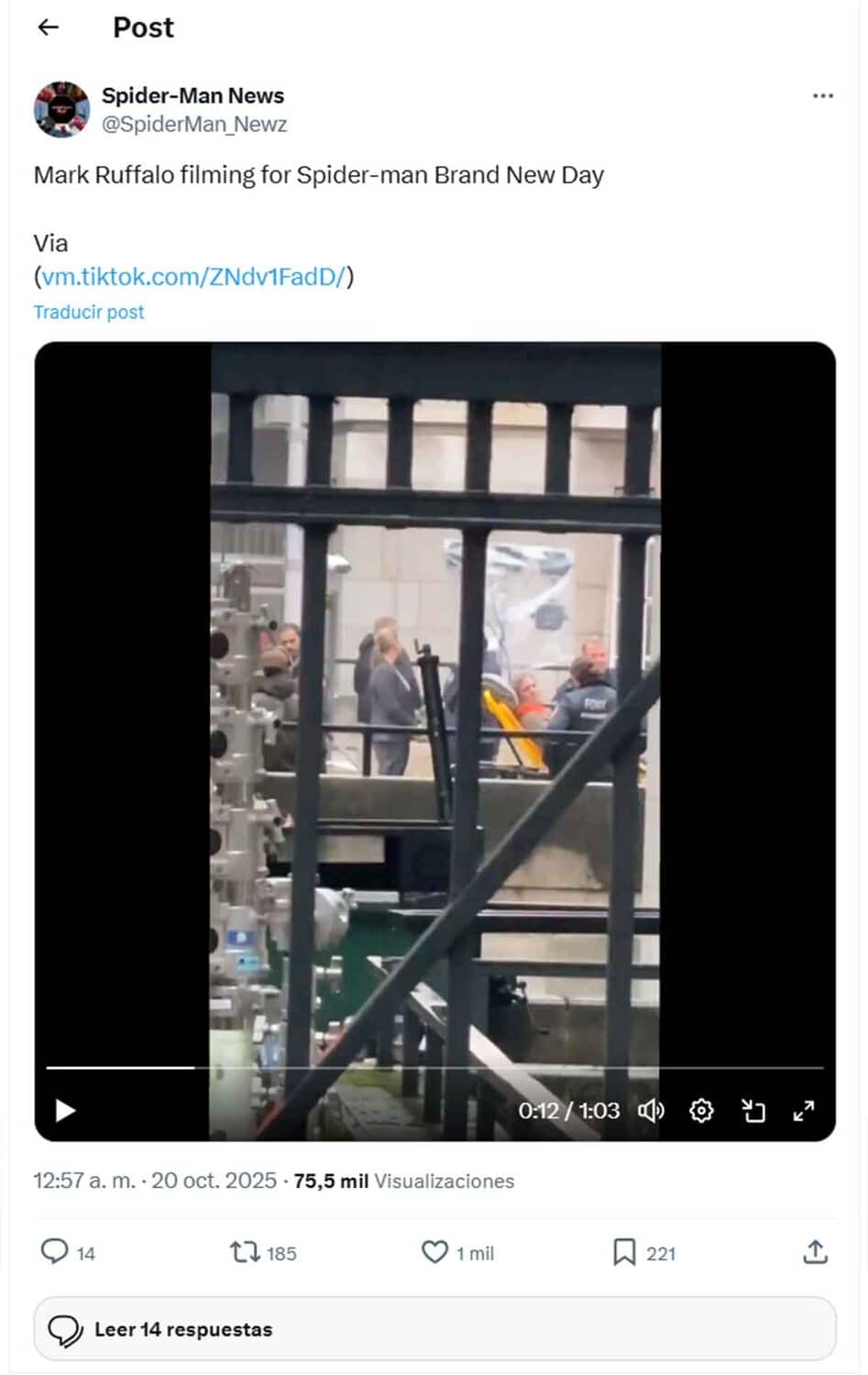 rodaje de Spider-Man 4 vemos a Bruce Banner