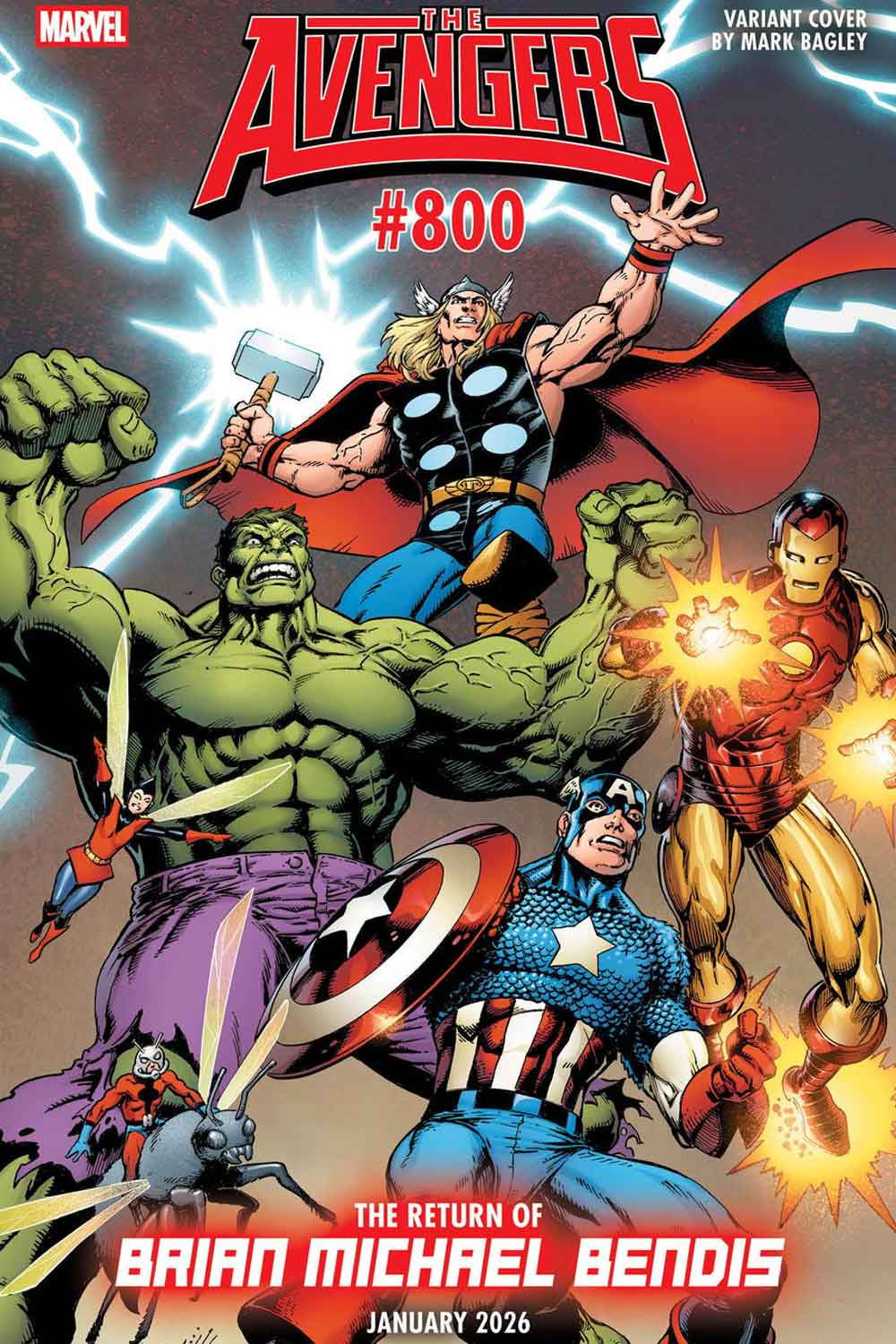 Brian Michael Bendis regresa a Marvel en AVENGERS #800