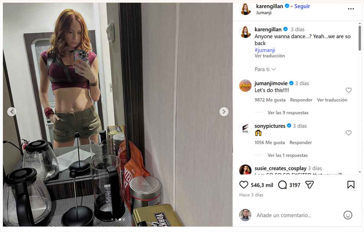 Karen Gillan Ruby Roundhouse Jumanji 2025