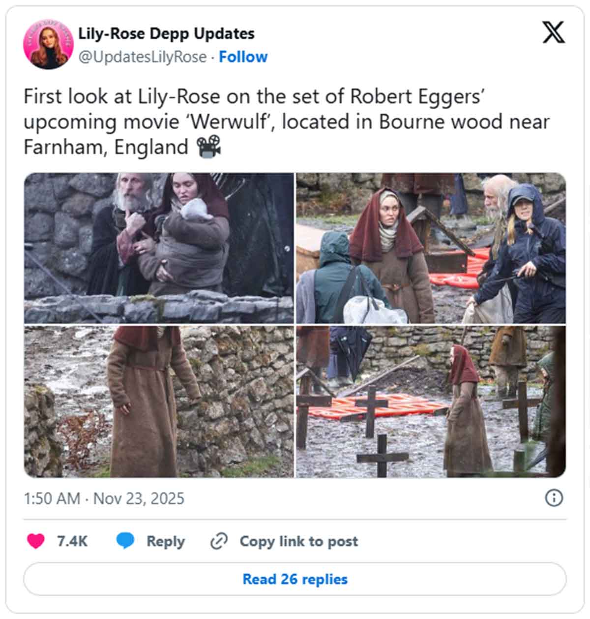 Lily-Rose Depp en Werwulf