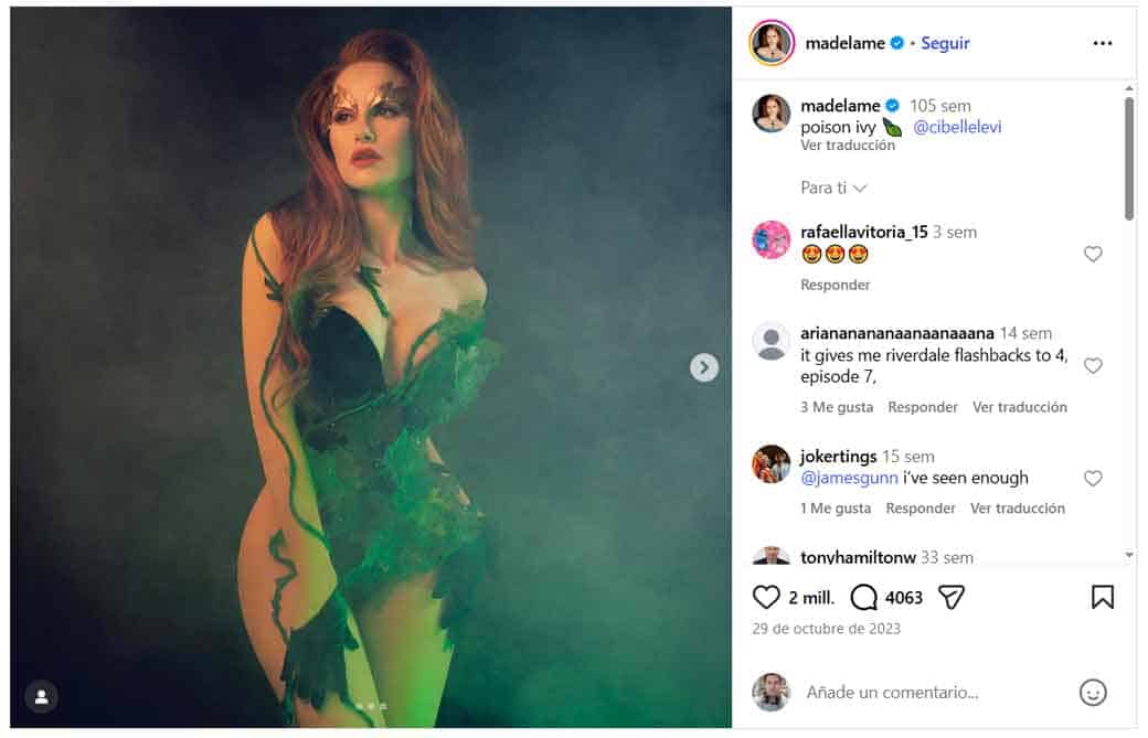 Madelaine Petsch poison ivy