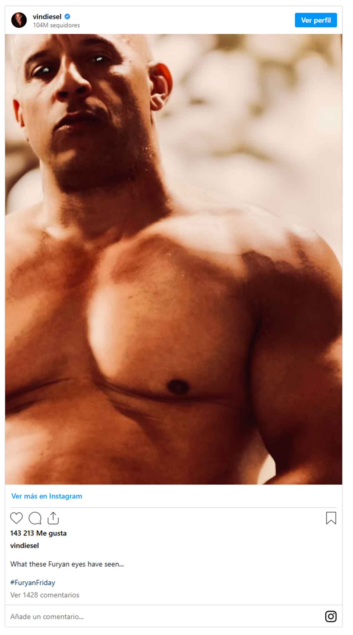 Primera imagen de Vin Diesel en Riddick 4