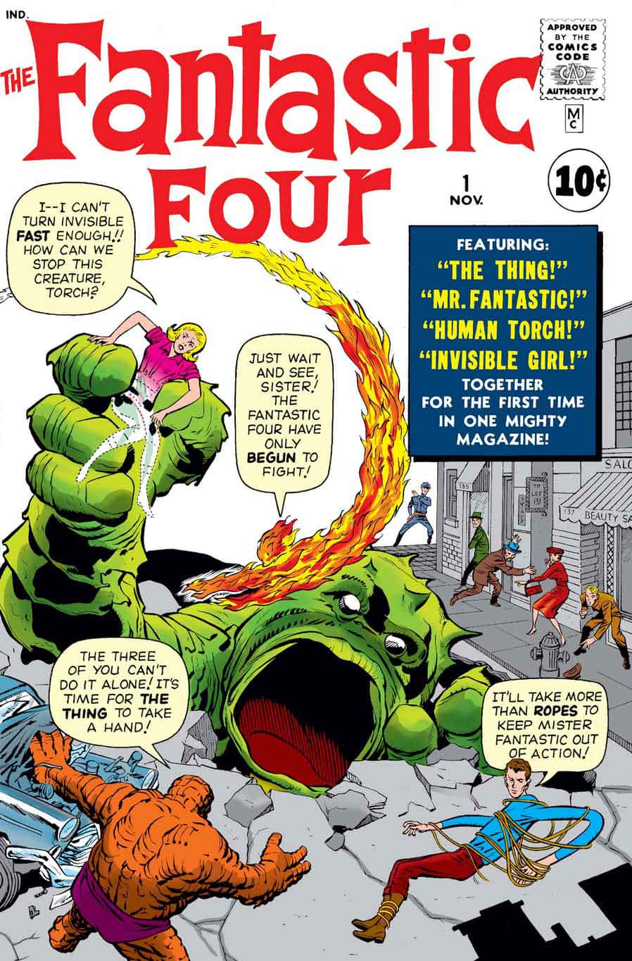 Cómo empezar a leer Los 4 Fantásticos - fantastic four 1 1961