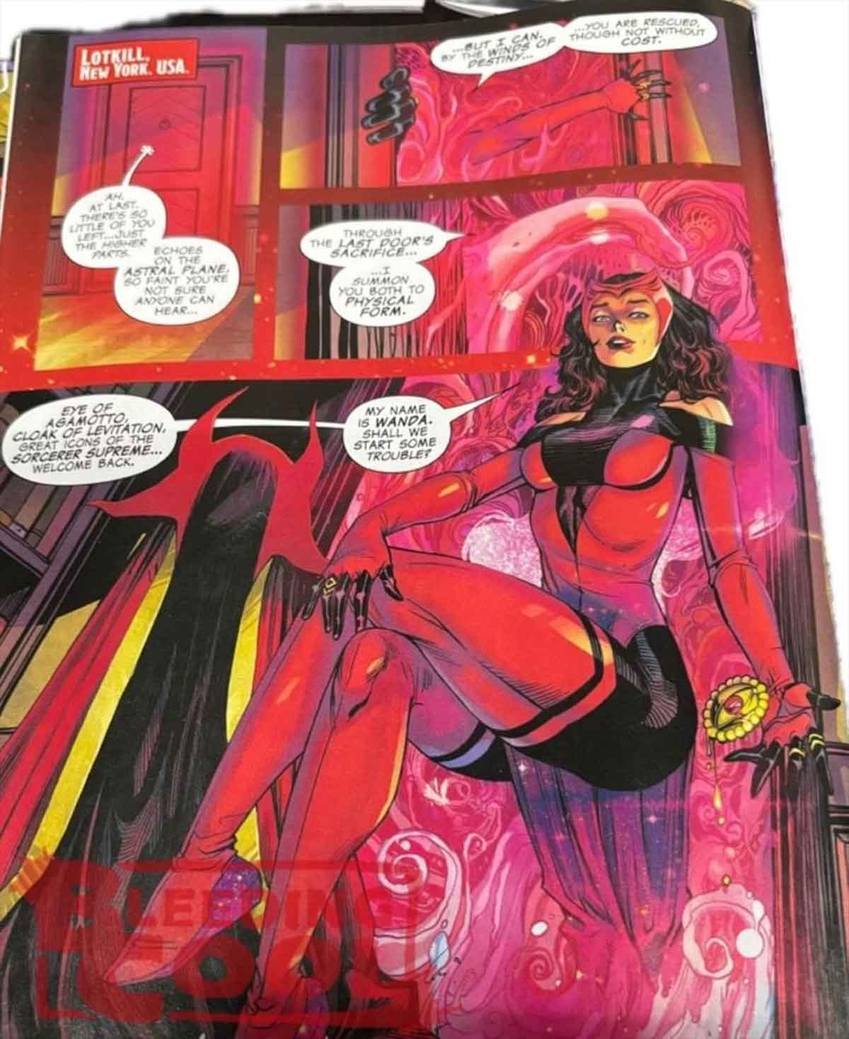 primera imagen de la nueva hechicera suprema de marvel