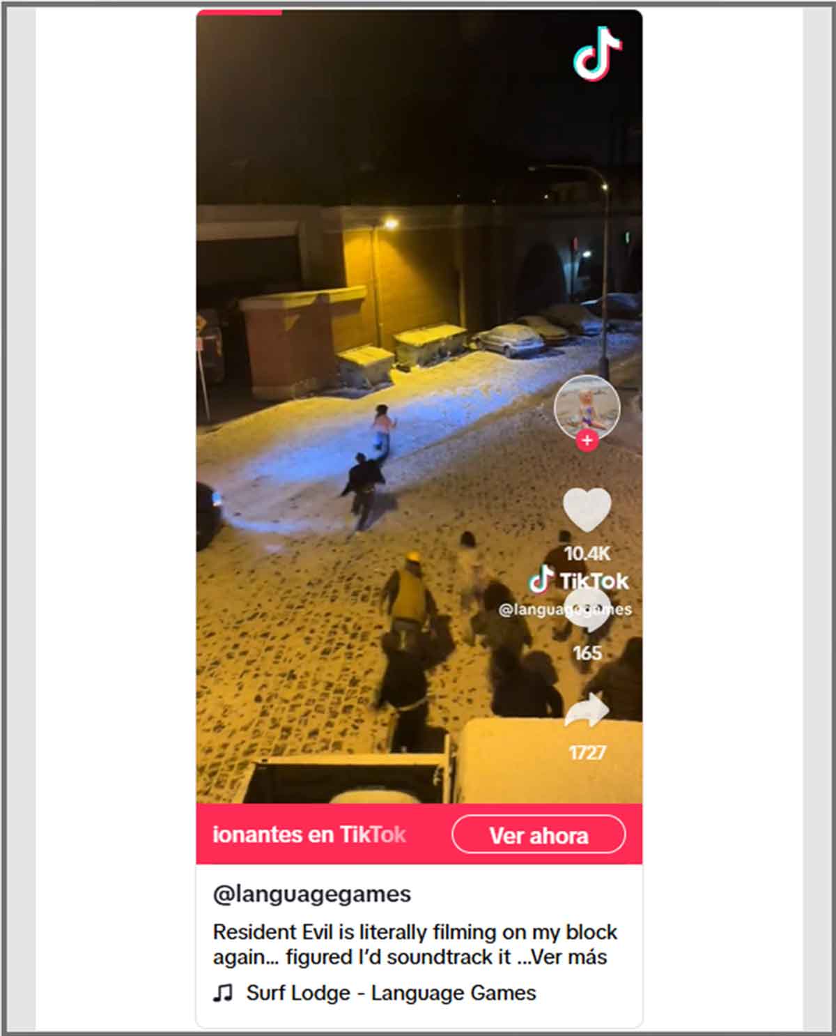 rodaje del violento reinicio de Resident Evil