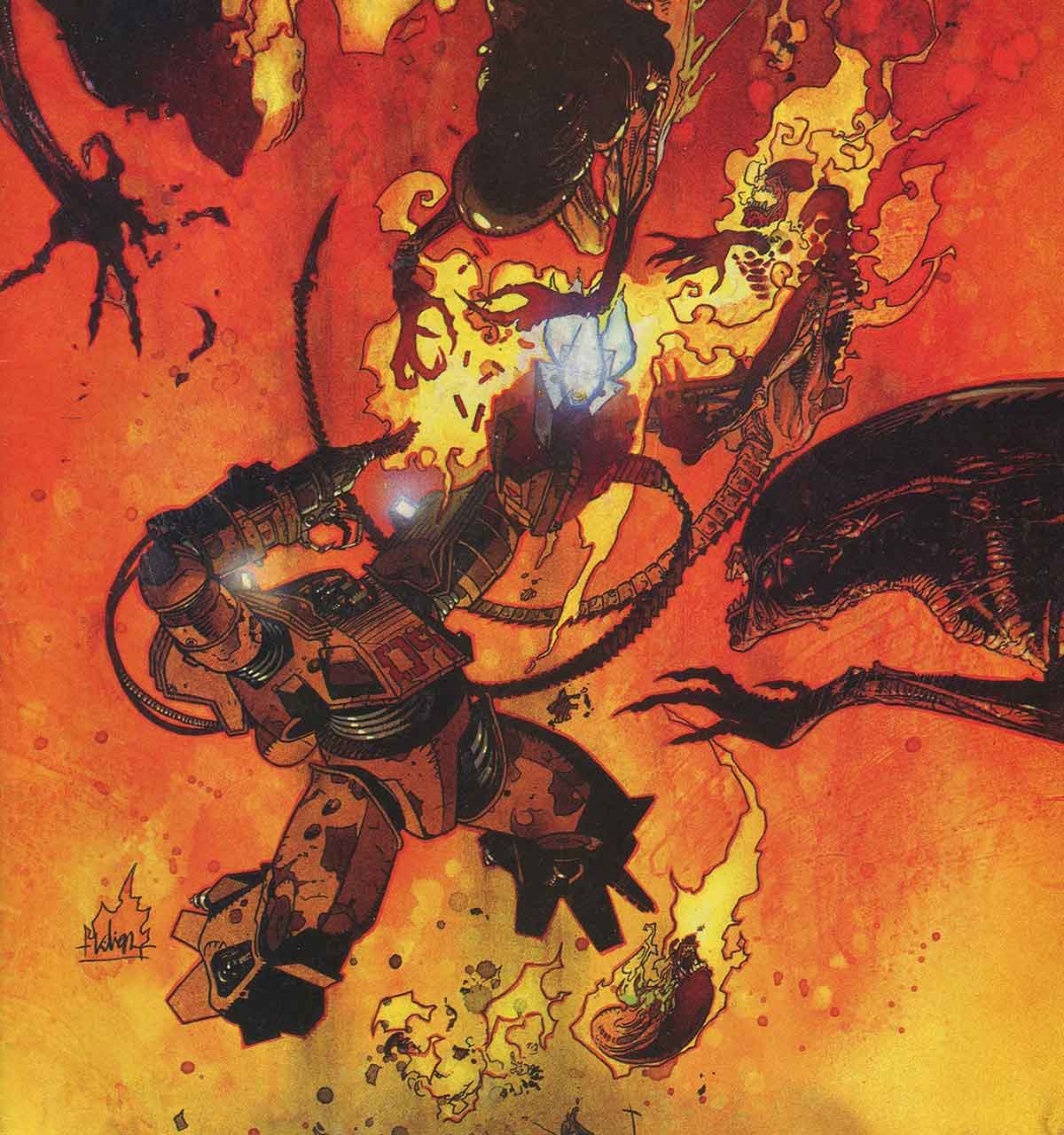 Reseña PANINI COMICS Aliens Omnibus: La Etapa Original Volumen 3. La más variopinta recopilación portada aliens: berserker 1