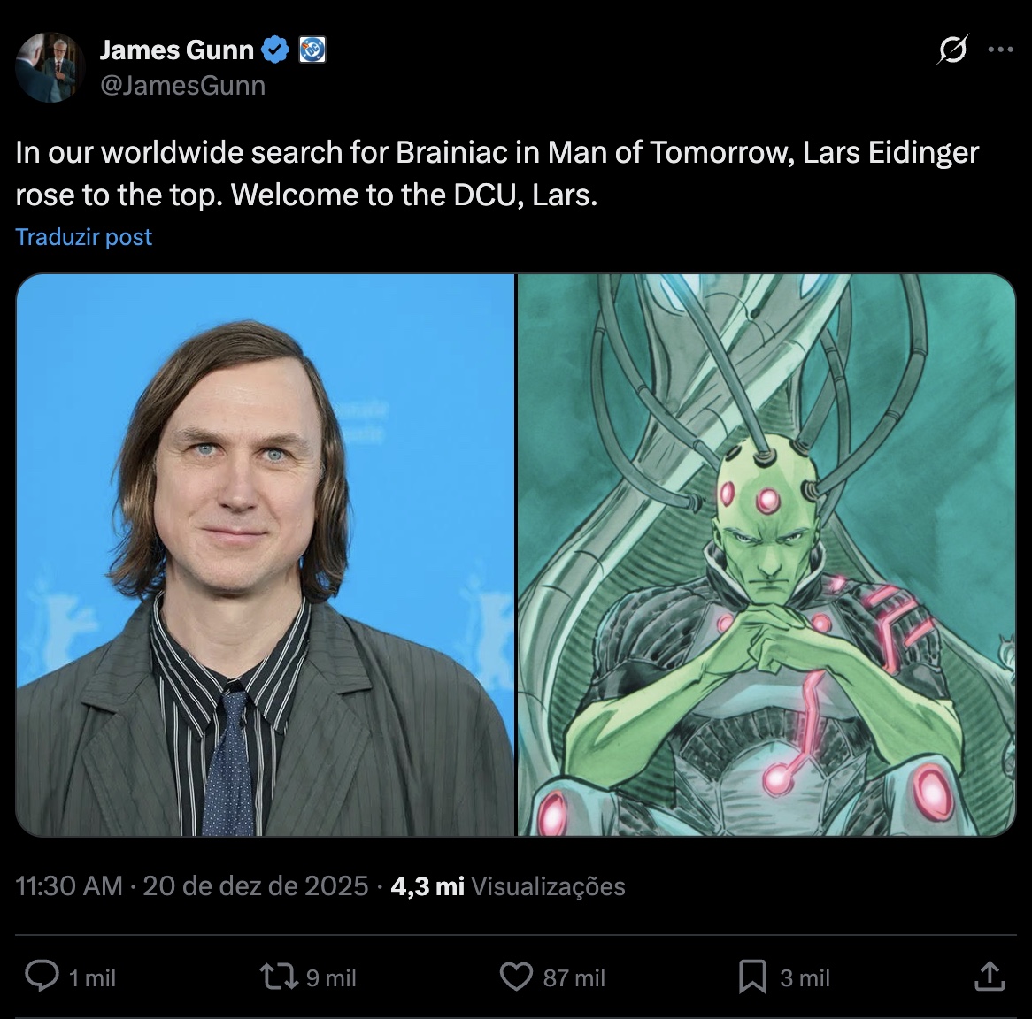 lars eidinger anunciado como brainiac en man of tomorrow