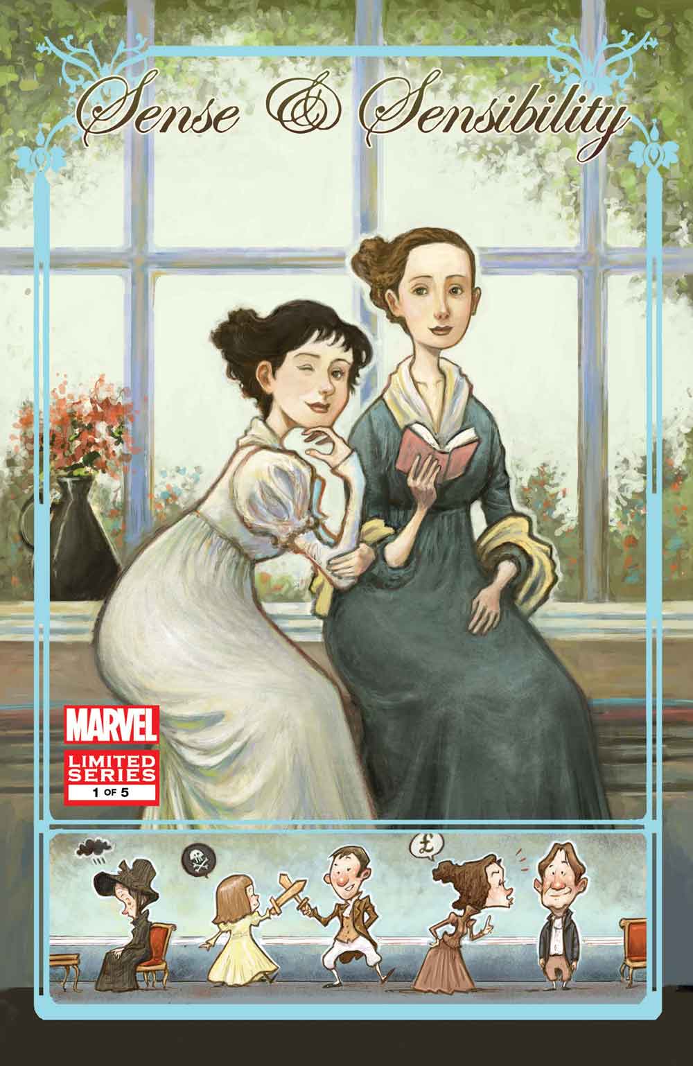 Reseña MARVEL OMNIBUS Colección Jane Austen. El vivo reflejo de la Inglaterra de principios del Siglo XIX marvel illustrated pride & prejudice