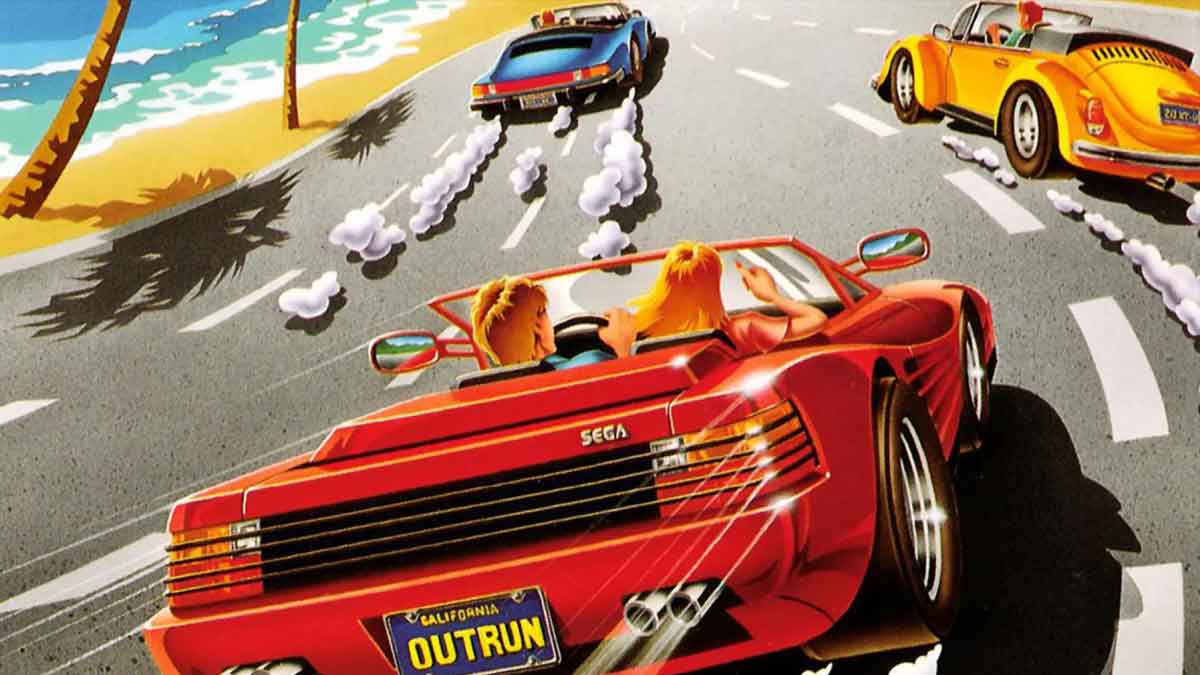 out run película de videojuego arcade clásico