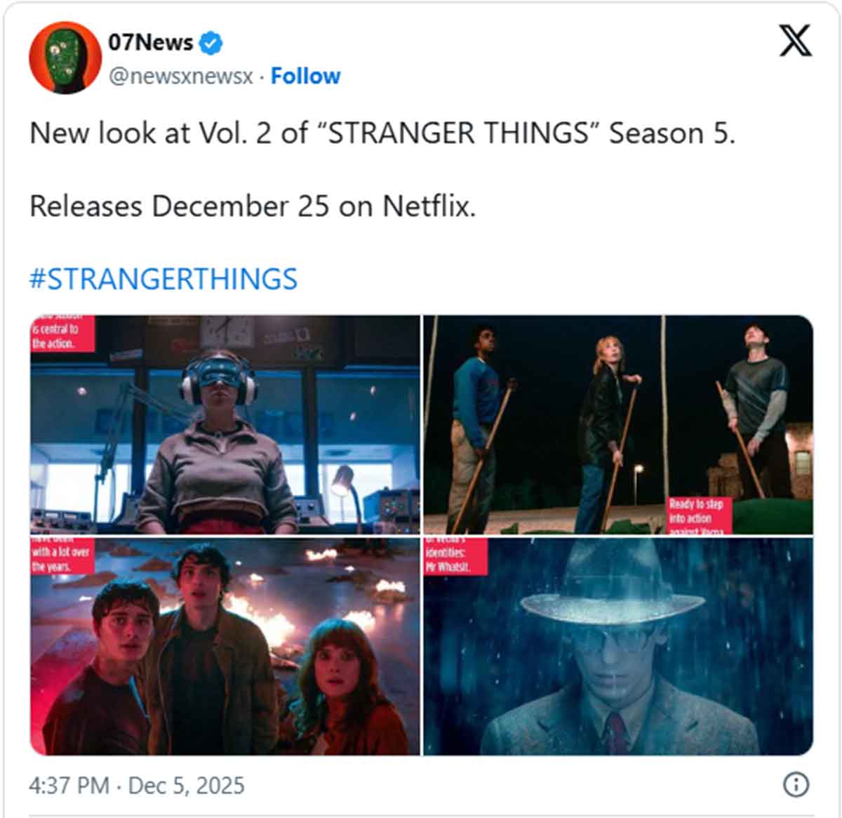 primera imagen de stranger things temporada 5 volumen 2