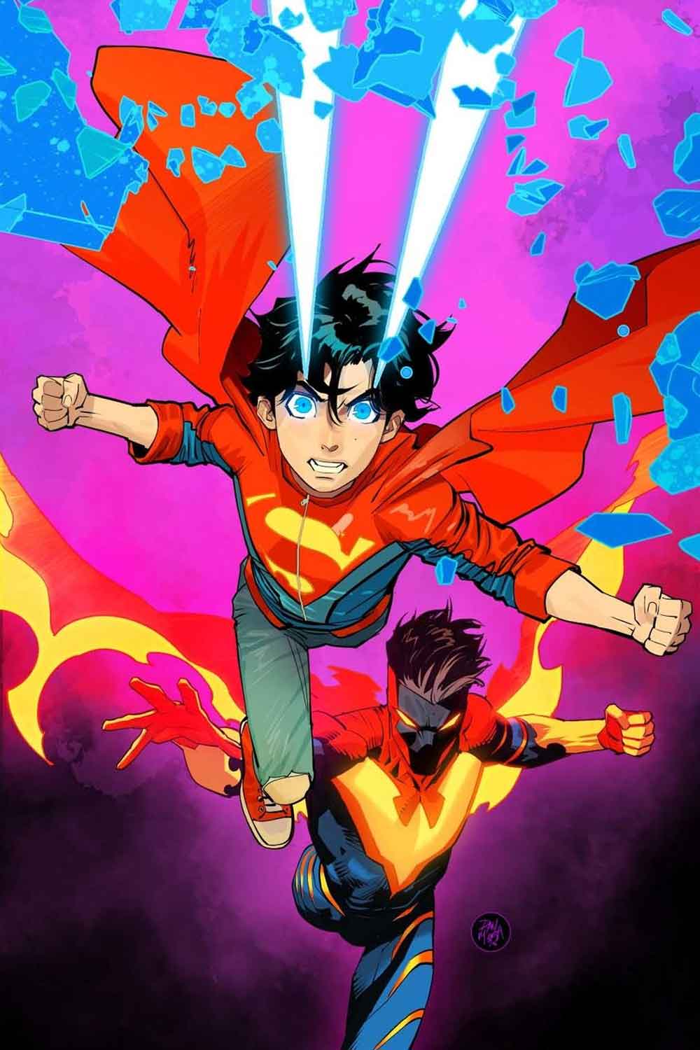 superboy prime se alza como el nuevo superman