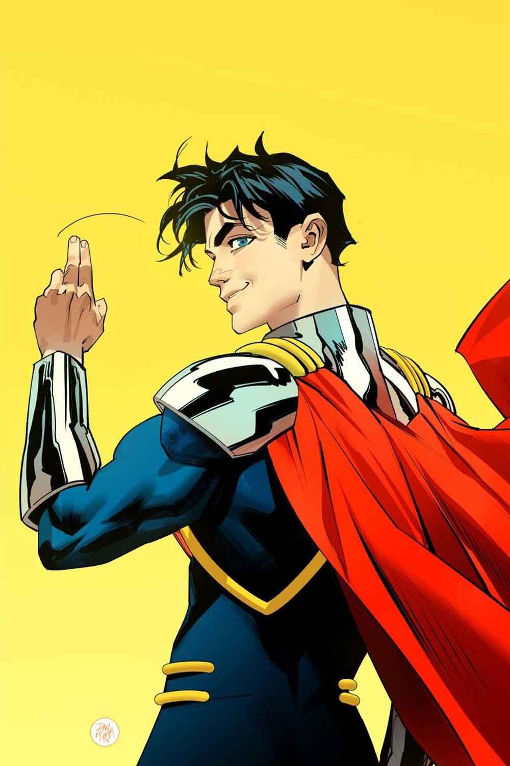 superboy prime se alza como el nuevo superman