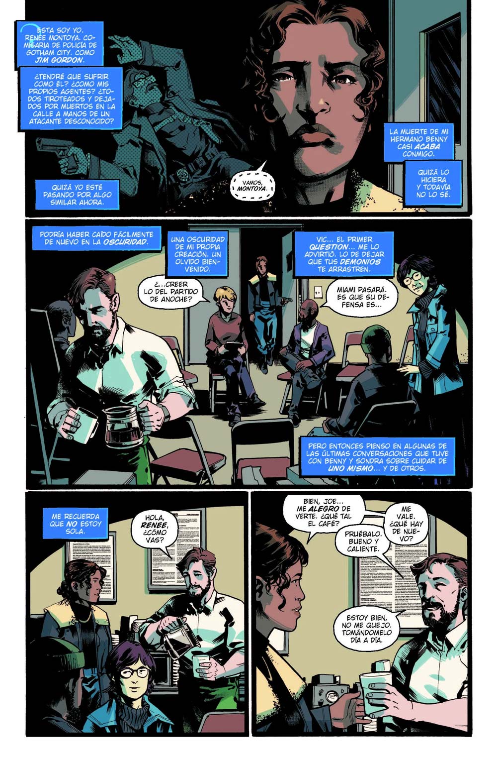 rene montoya the question: all allong the watchtower dc one-shot v1