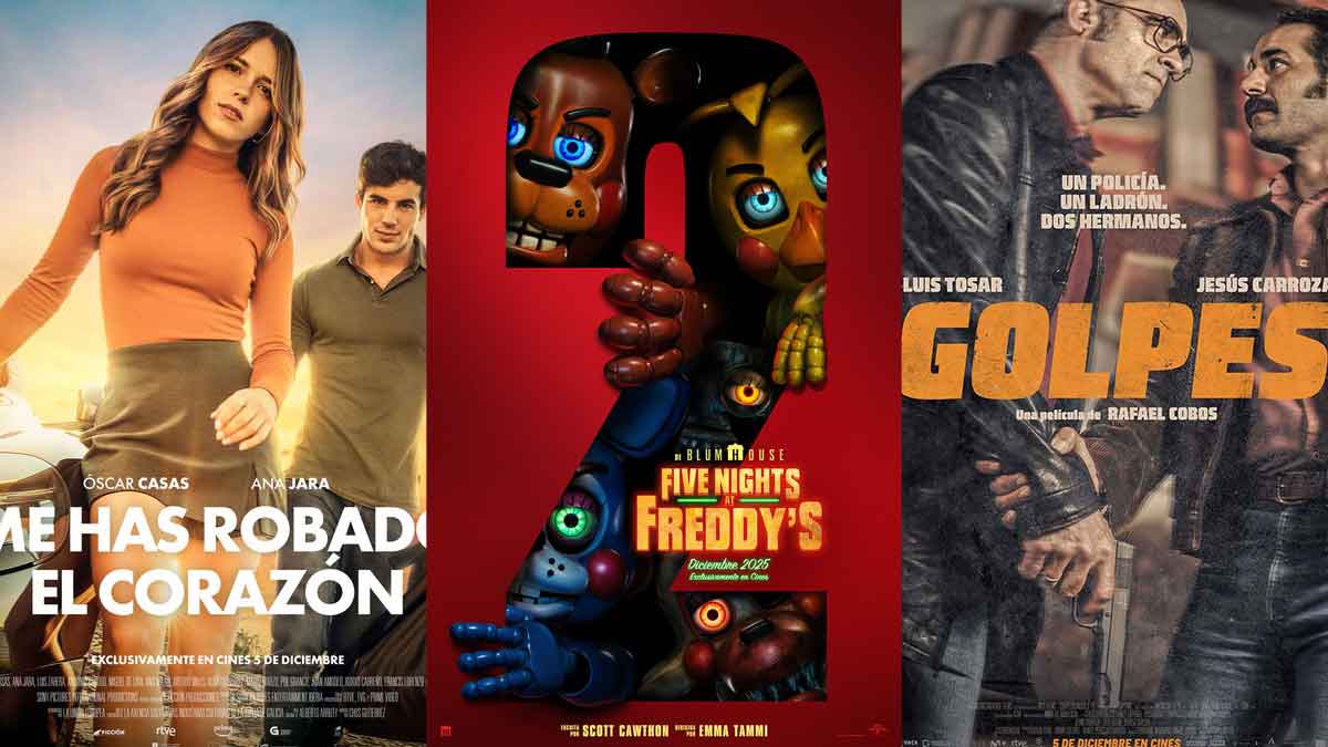 estrenos de cine 5 de diciembre 2025