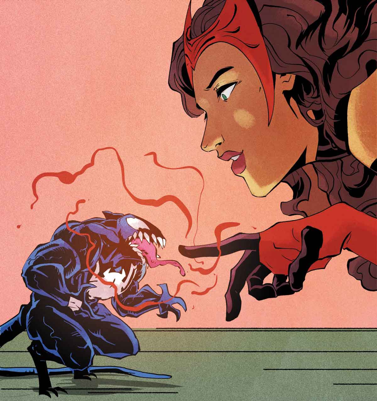 bruja escarlata en strange tails infinity comic