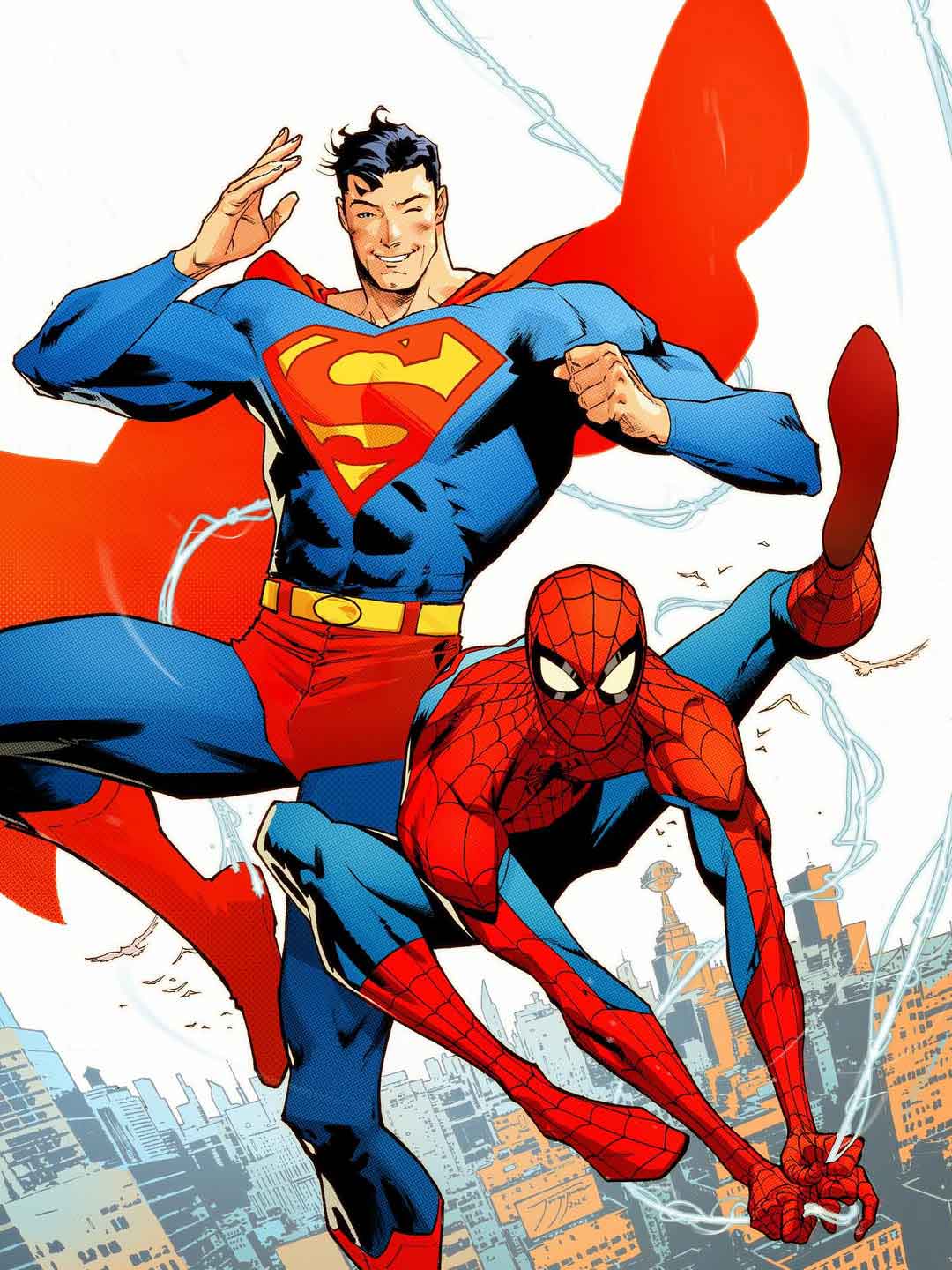 superman / spider-man crossover mark waid y jorge jiménez