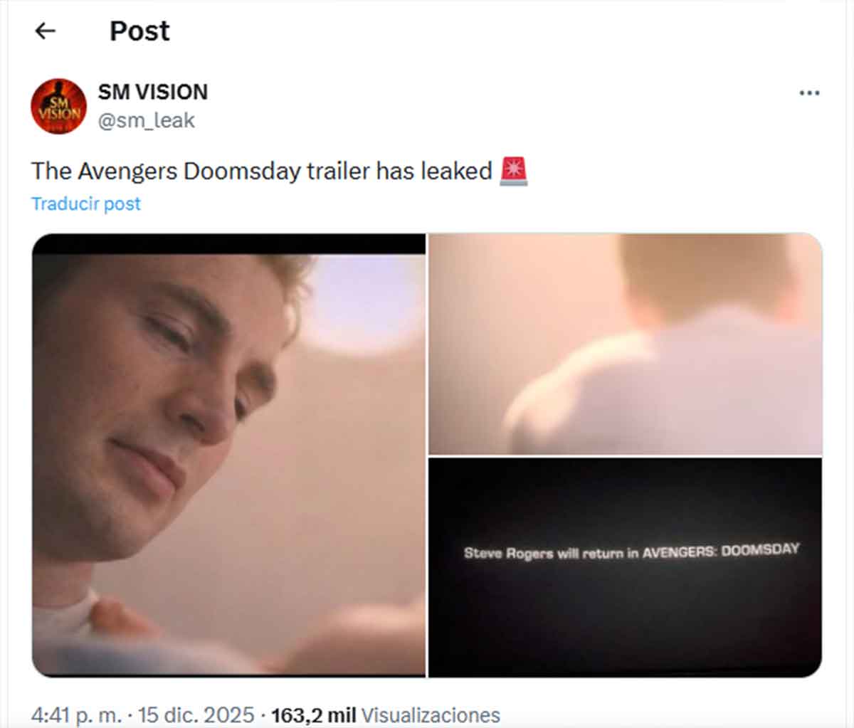 trailer vengadores: doomsday (2026)