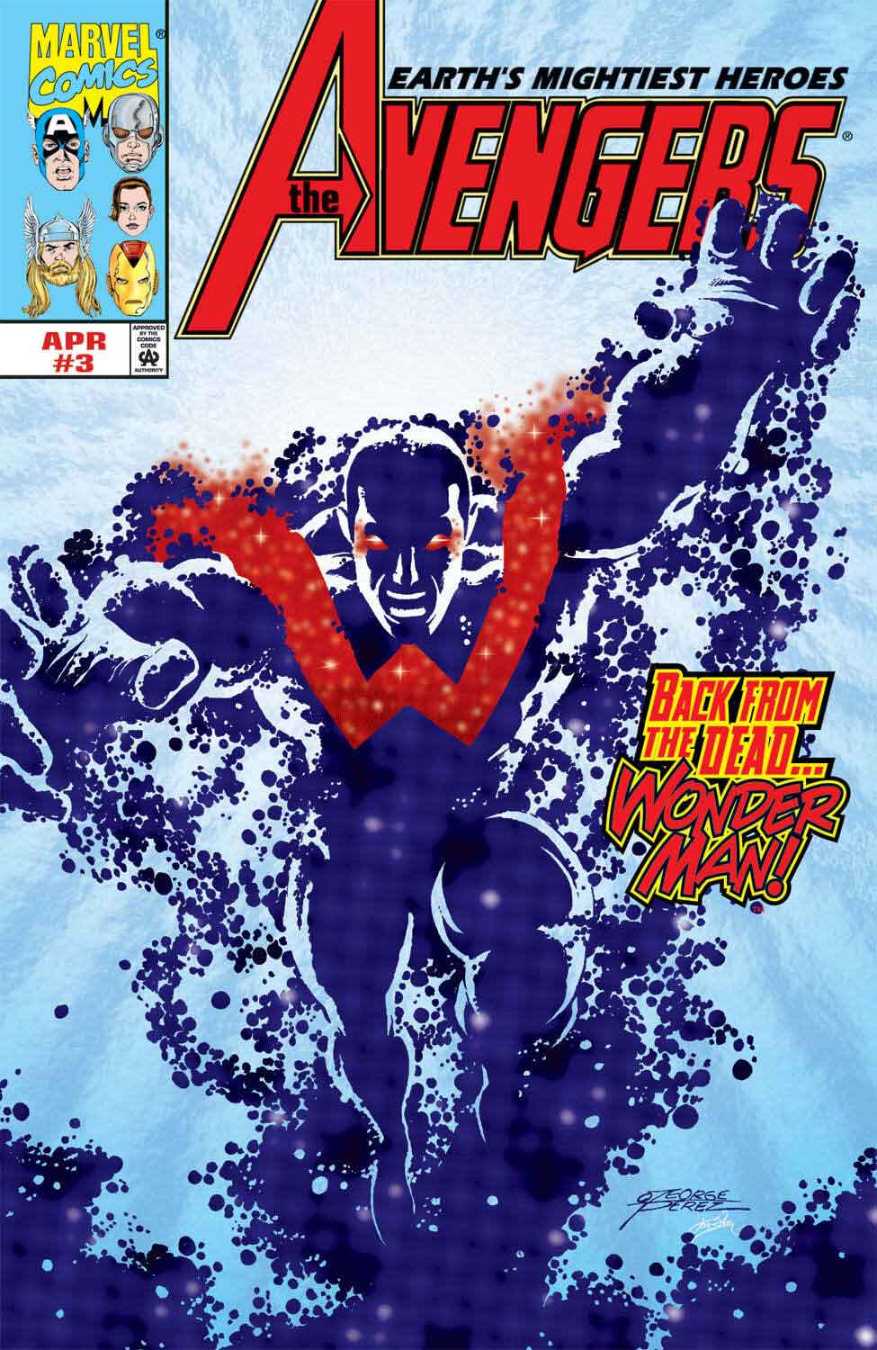 La evolución de Wonder Man: todos los trajes de Simon Williams en la historia de Marvel avengers # 3 wonder man back from the dead 8 marvel comic 1998