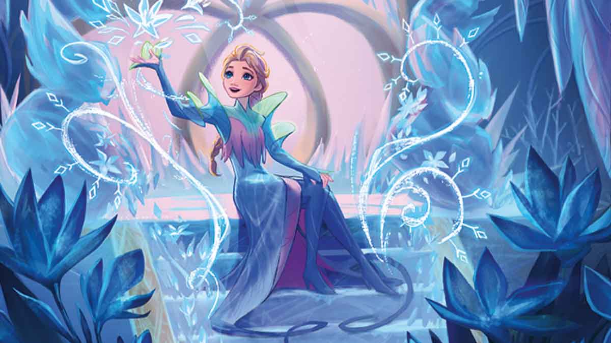 ¡disney lorcana tcg desata torbellinos de diversión con winterspell!