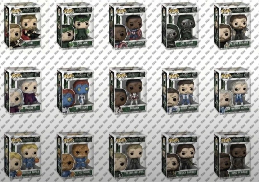 funko pops de avengers: doomsday