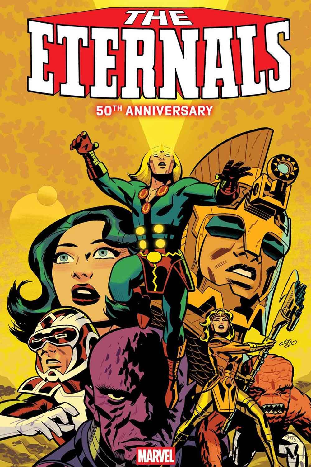 marvel celebra los 50 años de los eternos