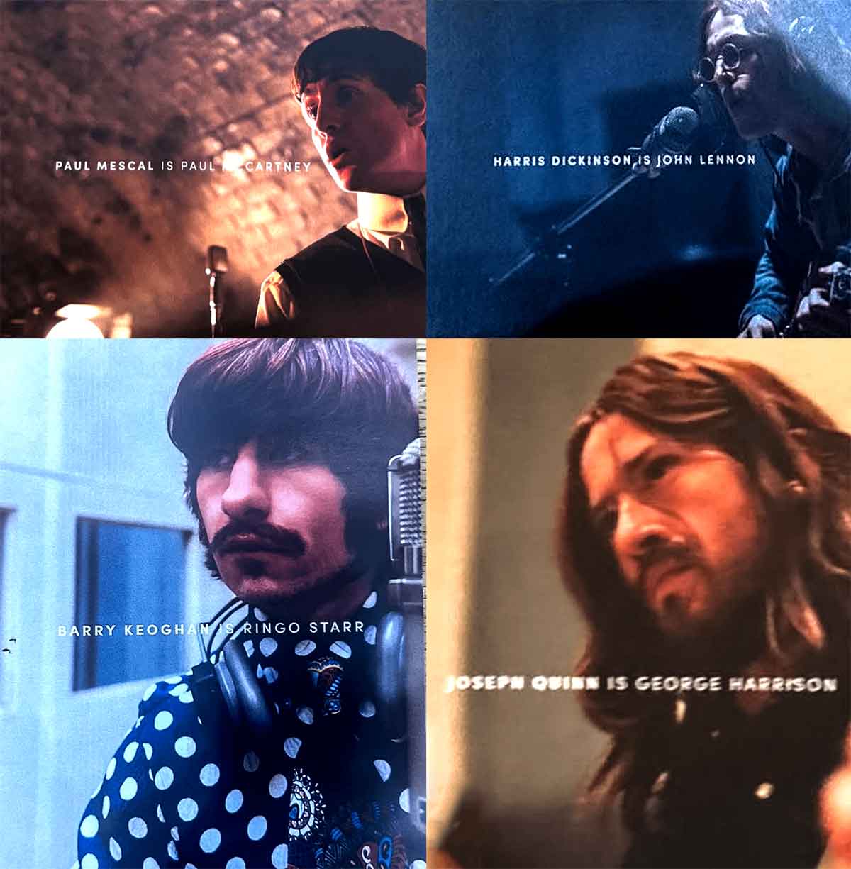 primera imagen del biopic de the beatles