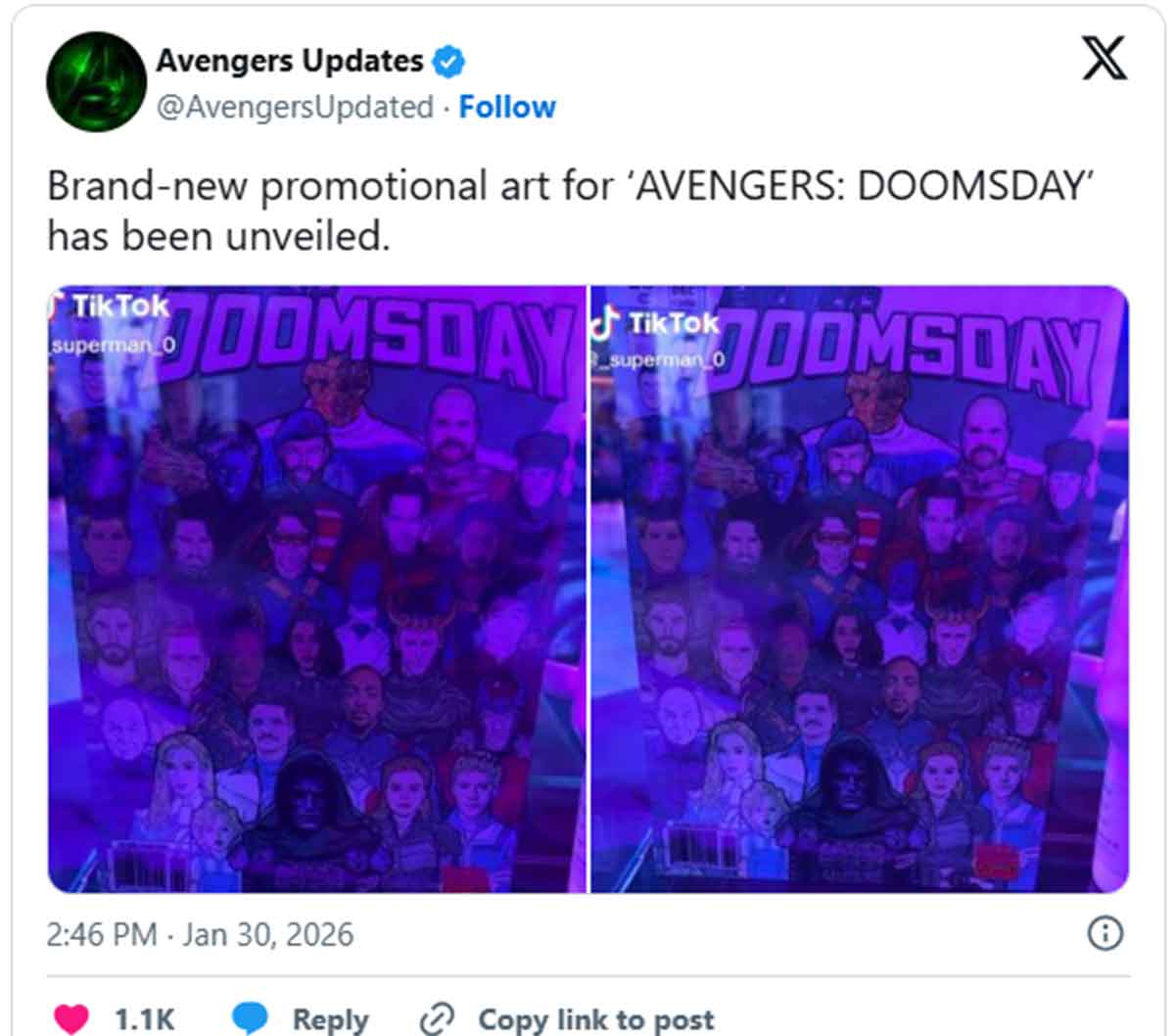 Primera imagen promocional de todos los personajes de Vengadores: Doomsday primera imagen promocional de todos los personajes de vengadores: doomsday