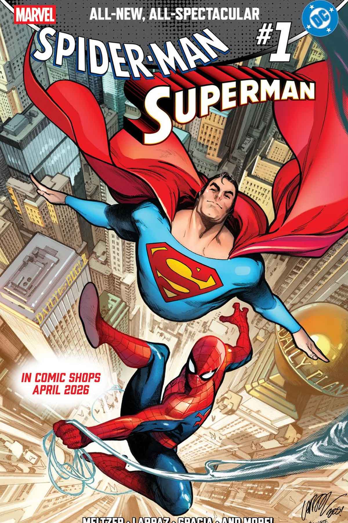 superman y spider-man